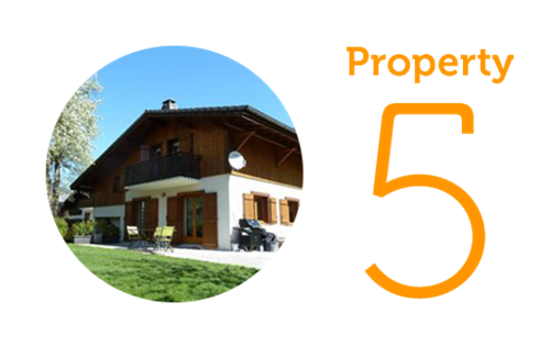 Property 5: Four-bed chalet in Le Biot