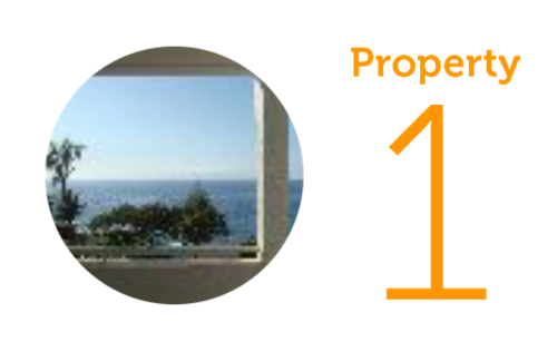 Property 1: Front line two-bed apartment with sea views