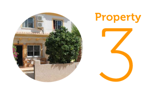 Property 3: Two-bedroom townhouse in Algorfa