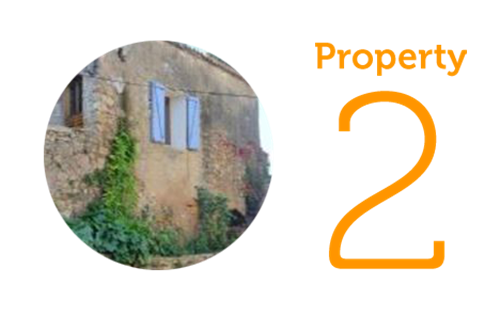 Property 2: Two-bedroom village house in Roujan