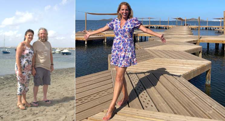 Jasmine Harman and house hunters in Mar Menor