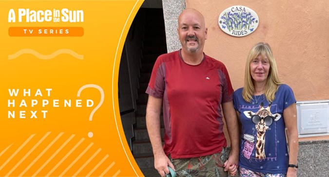 What happened next? Meet Des and Julie - the newlyweds who bought a property on A Place in the Sun!