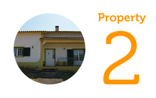 Property 2 White Bungalow with Veranda in Vales