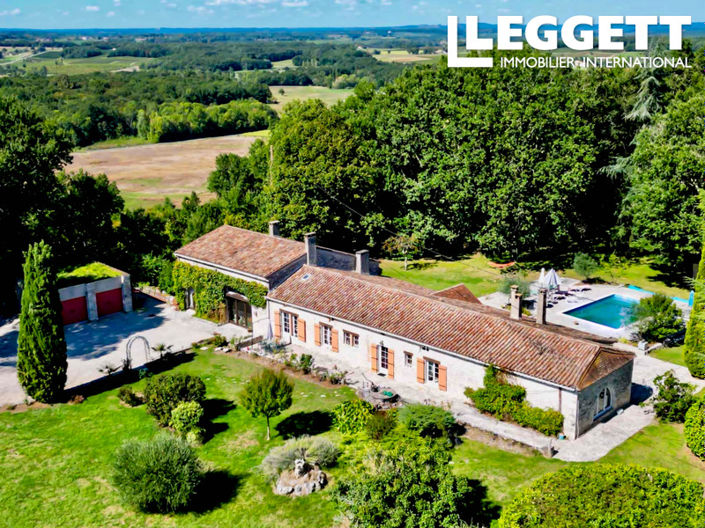 Image No.1-Maison de 5 chambres à vendre à Loubès-Bernac