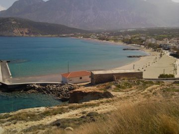 Village and beach of Pahia Ammos