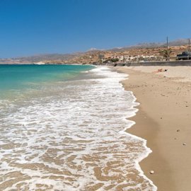 Village and beach of Pahia Ammos