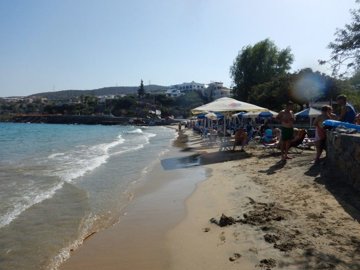 Nearby sandy beach of Ammoudara