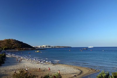 One of the nearest beaches (in Agios Nikolaos)