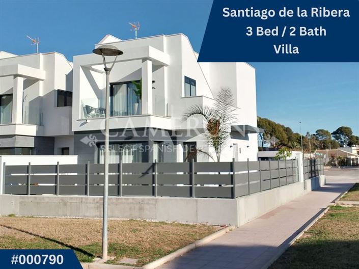 Image No.1-Villa de 3 chambres à vendre à Santiago de la Ribera