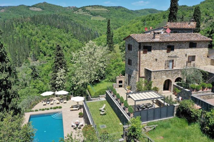 Image No.1-Ferme de 3 chambres à vendre à Gaiole in Chianti