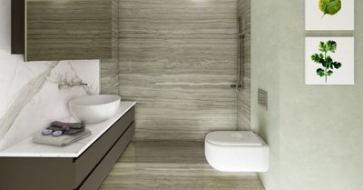 Sea Front Bodrum Villa - Adabuku - Modern bathrooms