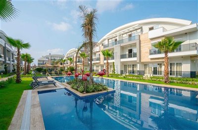 Modern Off-Plan Apartments in Belek- Communal Pool