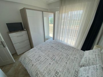 3-Bed Dalaman Apartment- Double Room with Balcony