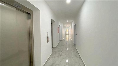 1-Bed Avsallar Apartment-Building Hallway