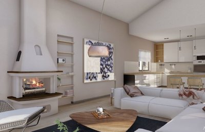 Off-Plan Fethiye Property For Sale - Modern living room