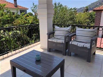 2-Bed Dalyan Villa-Balcony