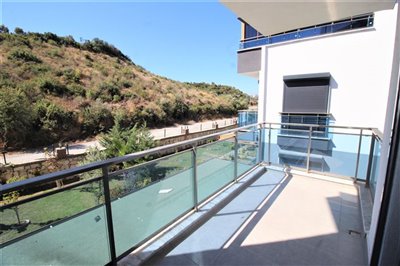 Stunning Triplex Villa For Sale in Didim - Balcony with nature views