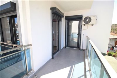 Stunning Triplex Villa For Sale in Didim - Large balcony from bedrooms