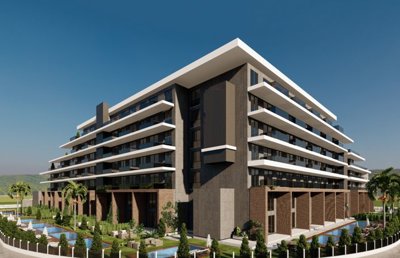 Stylish Off-Plan Antalya Apartments For Sale - View from street