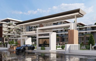 Stylish Off-Plan Antalya Apartments For Sale - Complex secure entrance