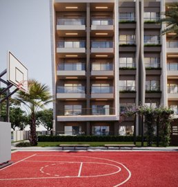 Off-Plan Antalya Investment Apartments For Sale - Basketball court