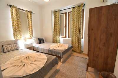 Uniquely Designed Fethiye Property For Sale – An enticing double bedroom with a neutral palette