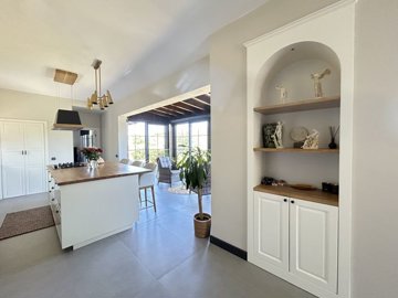 Charming Golf Villa In Bodrum For Sale - View from the side of the kitchen