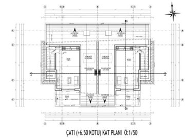 Superb Off-Plan Luxury Antalya Property For Sale - Top floor layout plan