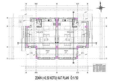 Superb Off-Plan Luxury Antalya Property For Sale - Ground floor layout plan