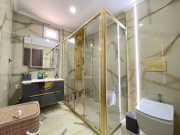 A Hillside Apartment In Alanya For Sale - A stylish elegant bathroom
