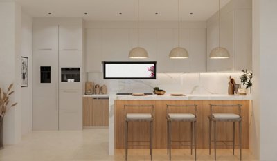 Lavish Yalikavak Apartments and Villas With Private or Shared Pools – Minimalist fully fitted kitchens