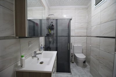 An Unmissable Two-Bed Apartment In Didim For sale - Recently refurbished family bathroom
