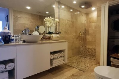 Meticulous Sea View Yalikavak Villa For Sale – Luxurious bathroom