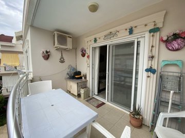 An Unmissable Two-Bedroom Didim Property For Sale – Pretty balcony with views of the communal pool