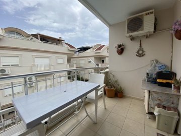 An Unmissable Two-Bedroom Didim Property For Sale – A shady balcony ideal for outdoor dining