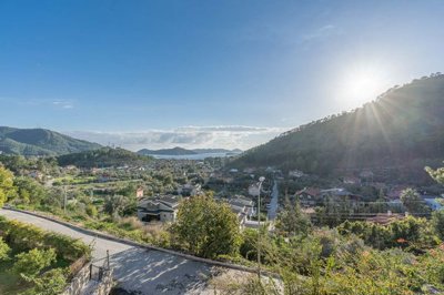 A Minimalistic Attic Duplex Apartment in Gocek For Sale - Glorious views from the balcony terrace