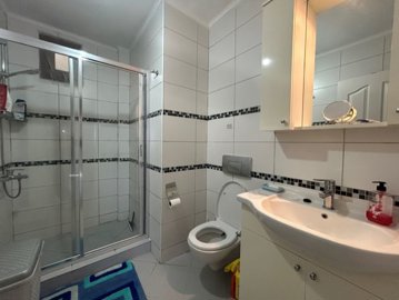 An Intimate Bodrum Property For Sale - Famliy bathroom with modern shower cabin