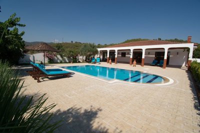 A Gorgeous Bespoke Calis Bungalow For Sale - A vast exterior with private pool and gardens