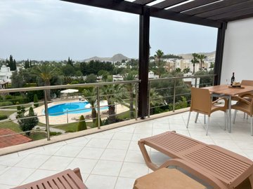 A Fabulous 2-Bed Top Floor Bodrum Property For Sale - Very large roof terrace with nature views