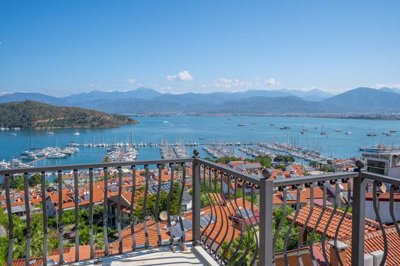 A Magnificent Sea View Fethiye Property For Sale - Magnificent sea views from the roof terrace