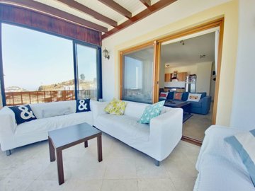 Superb Terrace Apartment In Bodrum For Sale - A perfect relaxing terrace with sea views