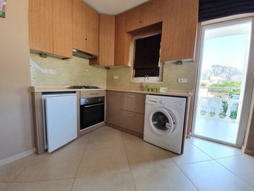 A lovely Ground-Floor Apartment in Dalyan For Sale - Modern kitchen with white goods