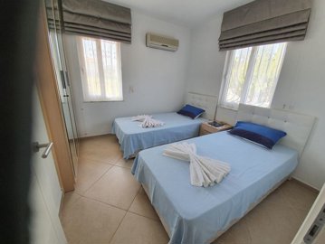 A lovely Ground-Floor Apartment in Dalyan For Sale - Large twin bedroom