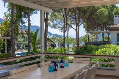 A Seafront Duplex Apartment For Sale in Fethiye - Stunning terrace with sea views