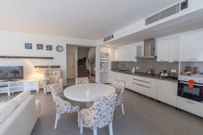 A Seafront Duplex Apartment For Sale in Fethiye - Fully fitted modern kitchen with built-in white goods