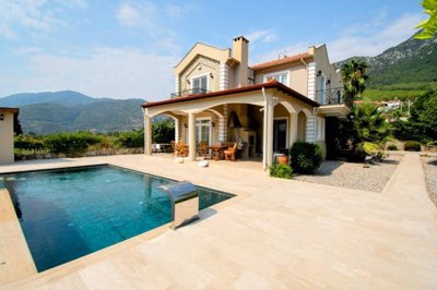 Grand Nature-View Villa For Sale In Fethiye  – A huge hillside villa