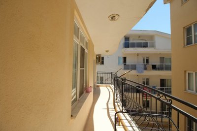 Prime Located, Two-Bedroom Property For Sale In Didim – Master bedroom balcony