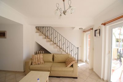 Pretty Semi-Detached Property For Sale - Lounge area to the staircase