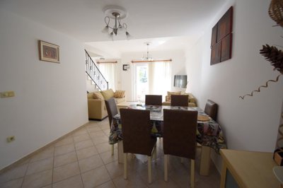 Pretty Semi-Detached Property For Sale - Dining area through to the terrace