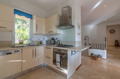 Alluring Hillside Property For Sale in Gocek, Fethiye - Fully installed kitchen with built-in white goods